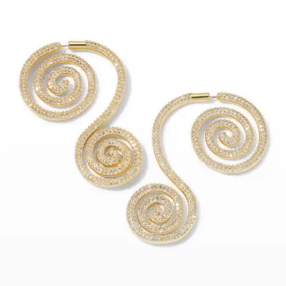 Cult Gaia Crystal Ramala Double-Sided Earrings 400$